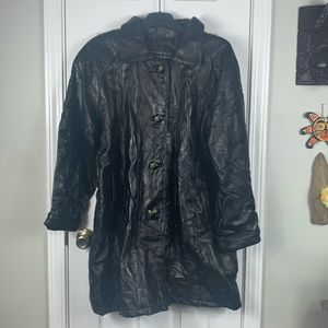 NWOT Maxam genuine leather Italian Mosaic, Top Grain lambskin XL. Long sleeves